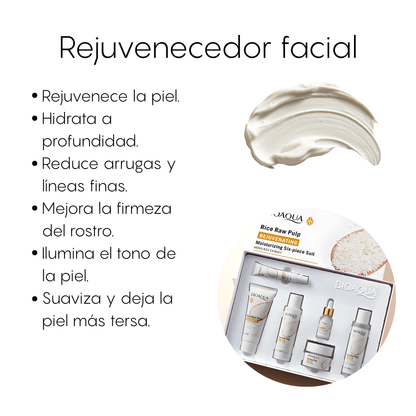 Adiós Arrugas - Kit Rejuvenecedor Facial 6 Piezas