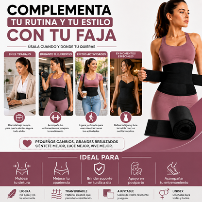 Faja Ajustable 5 Metros | Moldea Y Define Tu Cintura