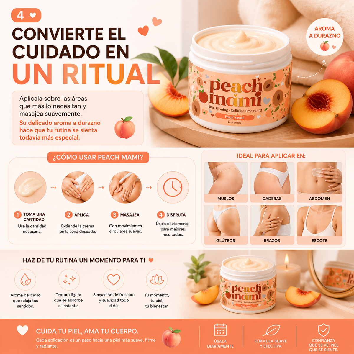 Crema Peach Mami