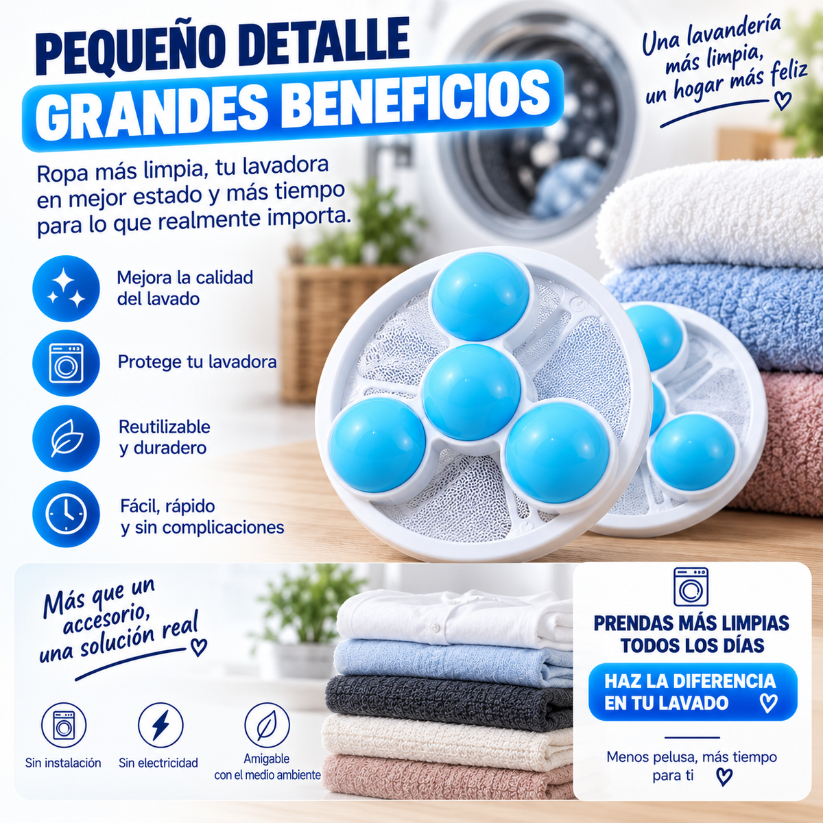 Filtro Atrapa Pelusas | Adiós a los Residuos