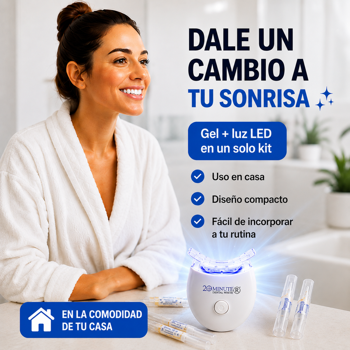 🦷 Kit Blanqueador Dental | Sonrisa Más Blanca En Casa