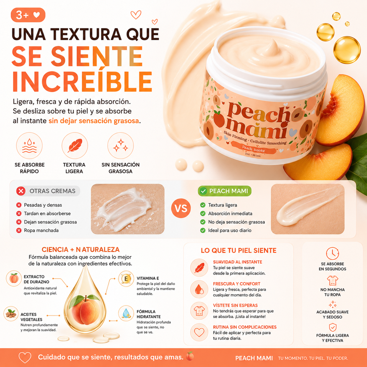 Crema Peach Mami