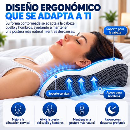💤 Almohada Cervical Ergonómica Premium
